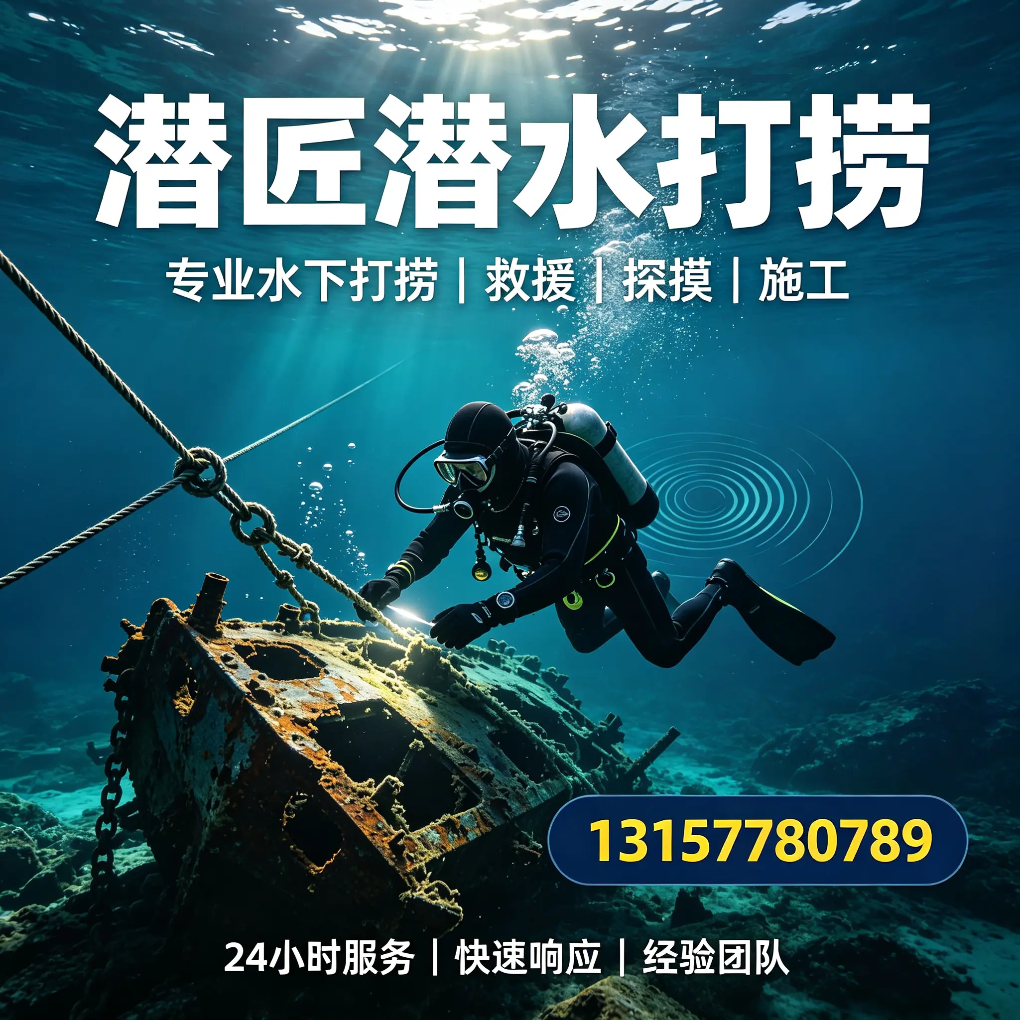 广南水下打捞作业服务产品